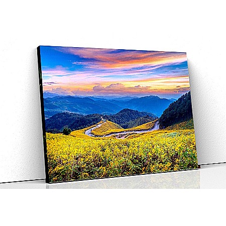 Tablouri canvas peisaje - Tablou canvas orizont montan