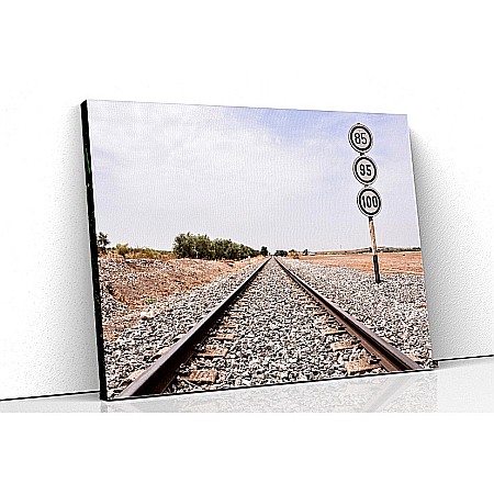 Tablouri canvas peisaje - Tablou canvas peisaj cale ferata