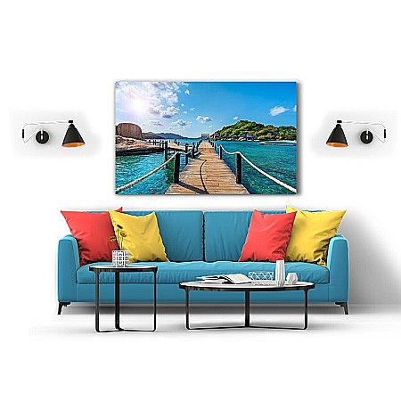 Tablou canvas ponton resort thailanda [1]