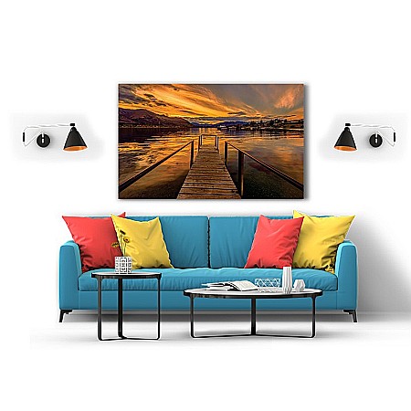 Tablou canvas pontoon evening [1]