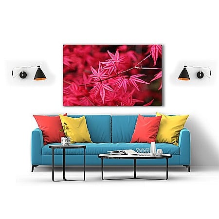 Tablou canvas red leaves [2]