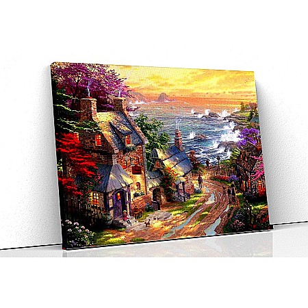 Tablouri canvas picturi - Tablou canvas  satuc linistit