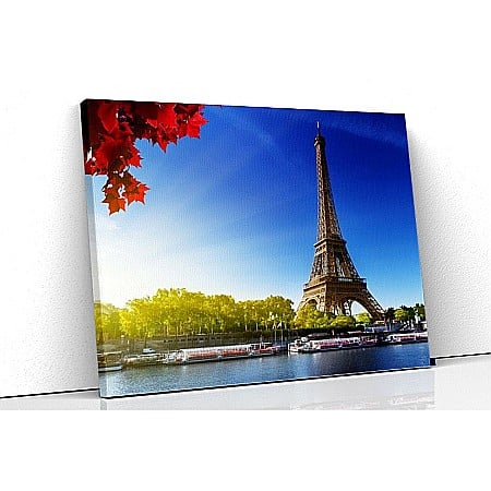 Tablou canvas orase - Tablou canvas Sena si turnul Eiffel