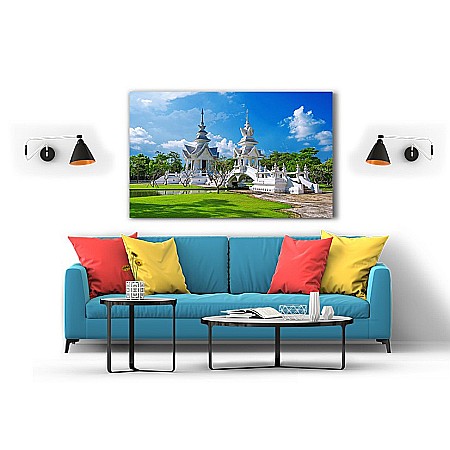 Tablou canvas tempul alb chiang rai thailanda [1]