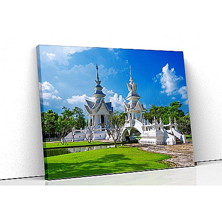 Tablouri canvas asia - Tablou canvas tempul alb chiang rai thailanda