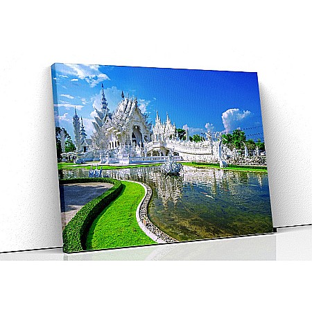 Tablouri canvas asia - Tablou canvas tempul alb chiang rai thailanda II