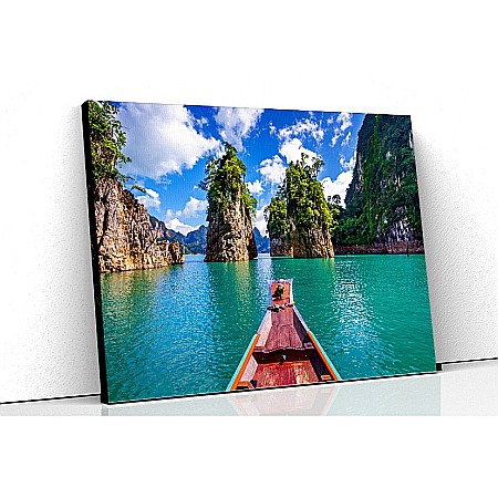 Tablouri canvas asia - Tablou canvas thailanda vedere din barca
