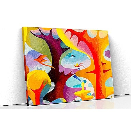 Tablouri canvas abstract - Tablou canvas trees