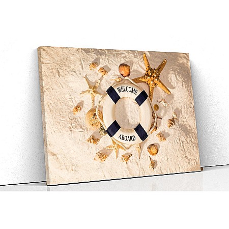 Tablouri canvas horeca - Tablou canvas welocme aboard