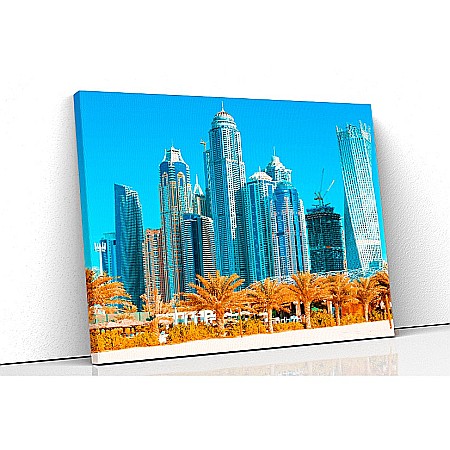 Tablou canvas orase - Tablou canvas zgarie nori in Dubai