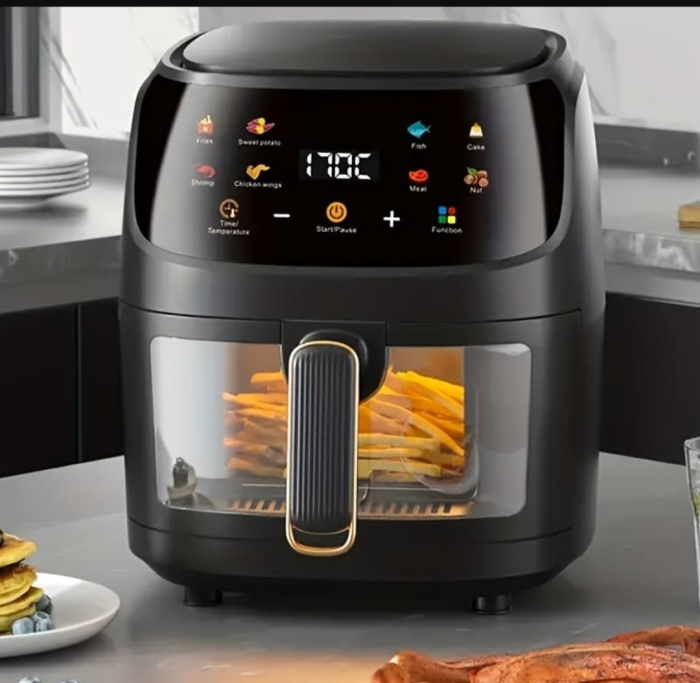 Friteuza Fara Ulei Air Fryer tip cuptor electric , Displat Digital, Functie de Coacere jrh 10L [1]