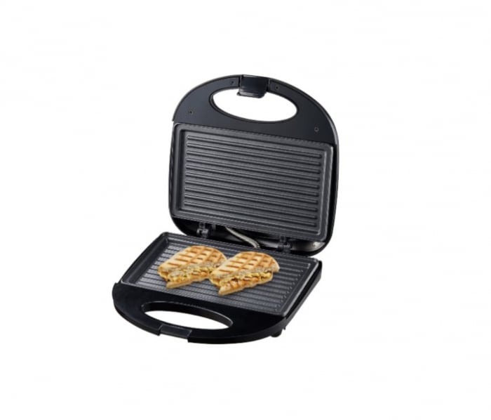 Sandwich maker jrh , placi antiaderente, inox, 750W [3]
