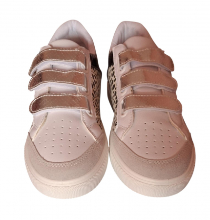 Pantofi sport dama albi cu leopard din piele ecologica Reiva, marimea 40 [2]