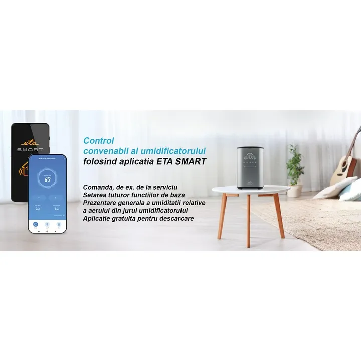 Umidificator de aer inteligent ultrasonic ETA Noble Smart 5629 gri [9]