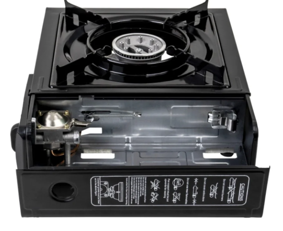 Aragaz portabil pentru camping și picnic cu aprindere piezoelectrici încorporată și putere 2.4kW Bibica Edition [2]