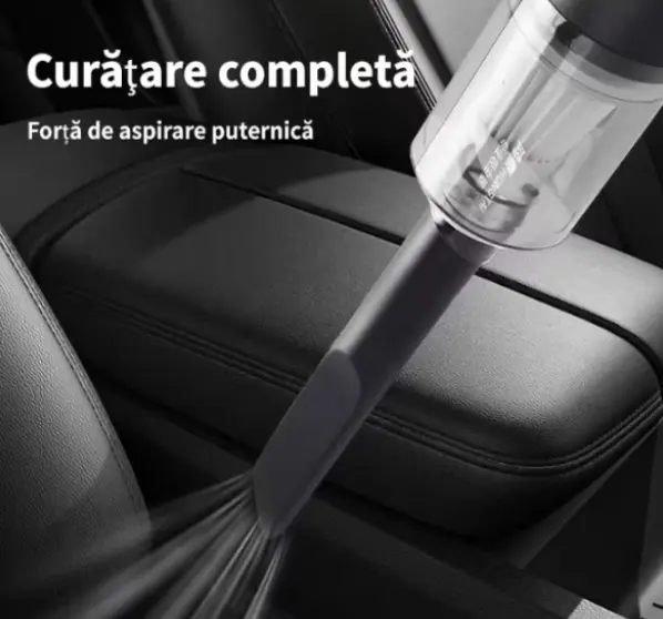 Mini-Aspirator Portabil 2 în 1 pentru Casă și Mașină, Fără Fir, cu Funcție de Aspirare și Suflare Aer [3]