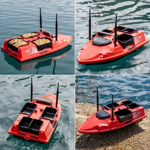 Barcă de Plantat și Nădit V803 Bibica Edition – Model Profesional cu 4 Cuve [3]