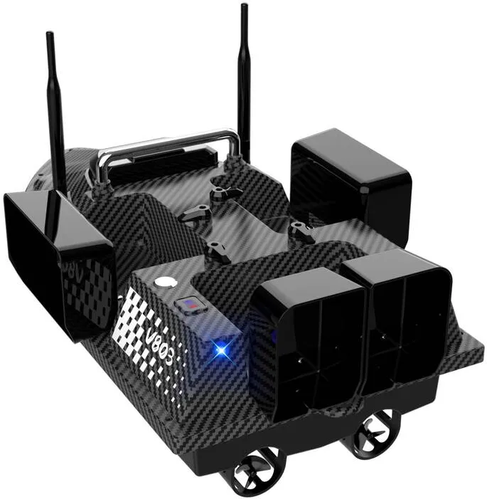 Barcă pentru plantat și nădit V803 Pro Camuflaj Carbon cu GPS autopilot, sonar color și acumulator de 12000mAh [4]