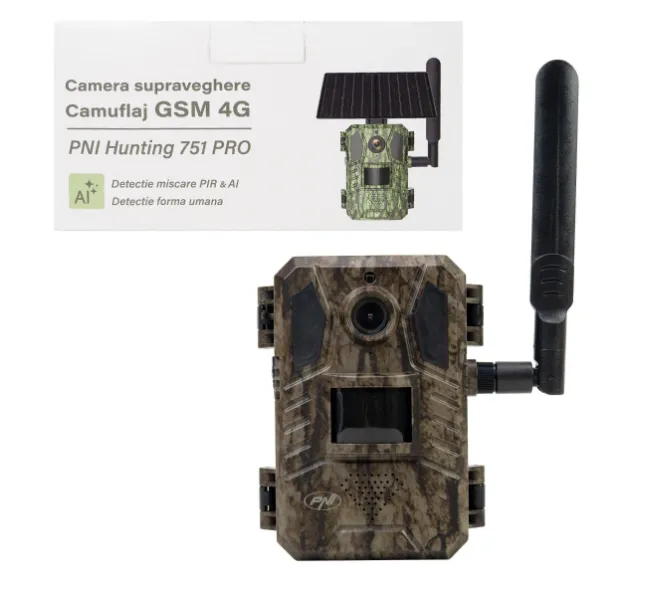 Cameră de supraveghere vânătoare 4G Hunting Pro cu panou solar inclus [2]