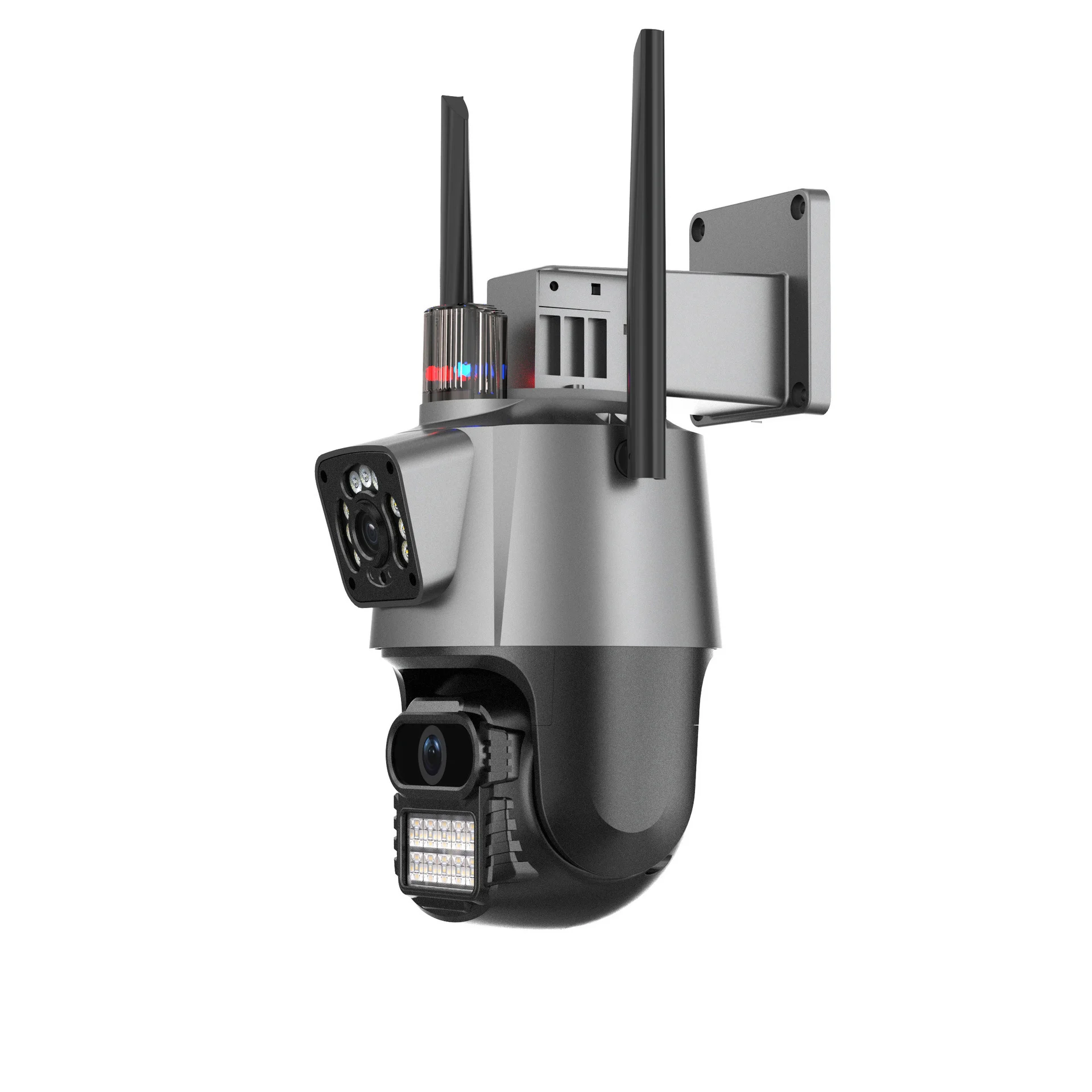 Cameră de supraveghere inteligentă Wi-Fi Dual Lens cu două lentile reale integrate și rotire panoramică 360 de grade din gama Bibica Edition [3]