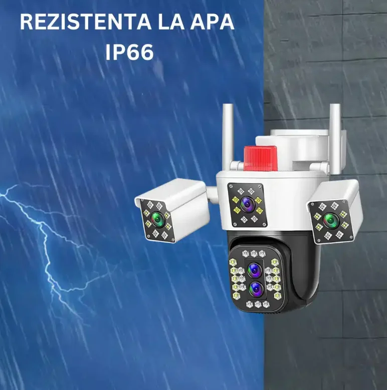 Cameră de supraveghere Wi-Fi 6K Multi-Lens Bibica Edition [5]