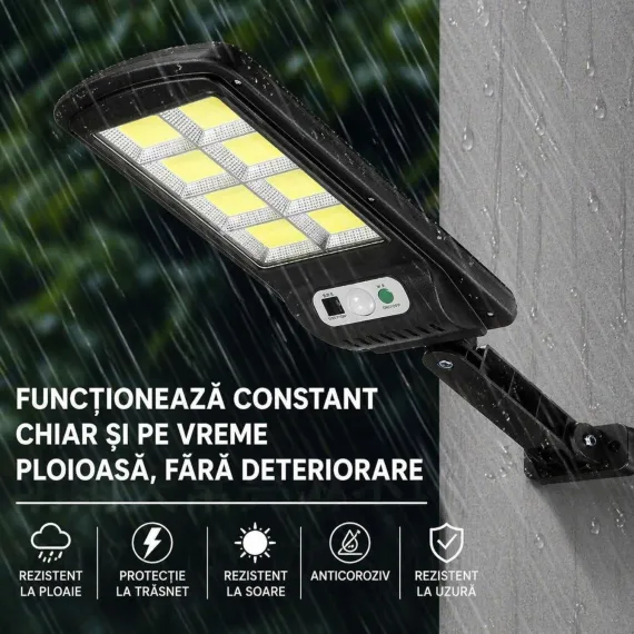 Lampă stradală solară LED 19.5x10cm Bibica Edition [4]