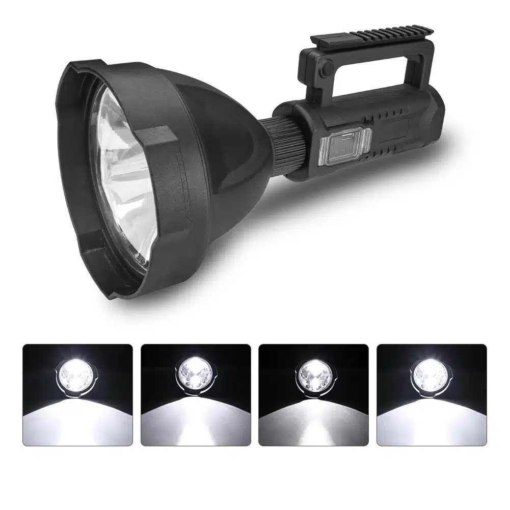 Lanternă LED profesională W591 cu trepied inclus și funcție powerbank [2]