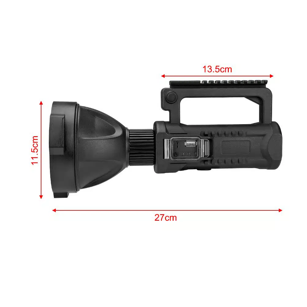 Lanternă LED profesională W591 cu trepied inclus și funcție powerbank [6]