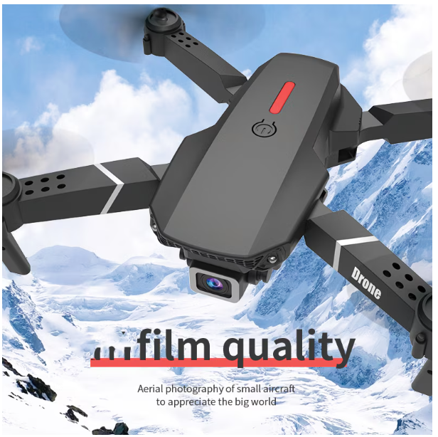 Mini Drona Quadcopter AKU cu 2 Camere Video, Conectare WiFi Aplicatie telefon mobil, Pliabila, Incarcare USB, Rotire 360 grade, Negru AK6001 [6]