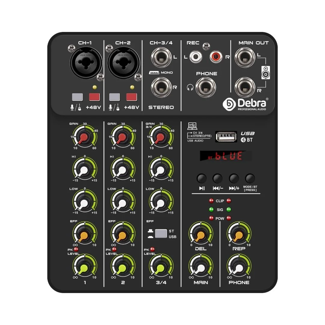 Mixer audio profesional cu 4 canale Bibica Edition [3]