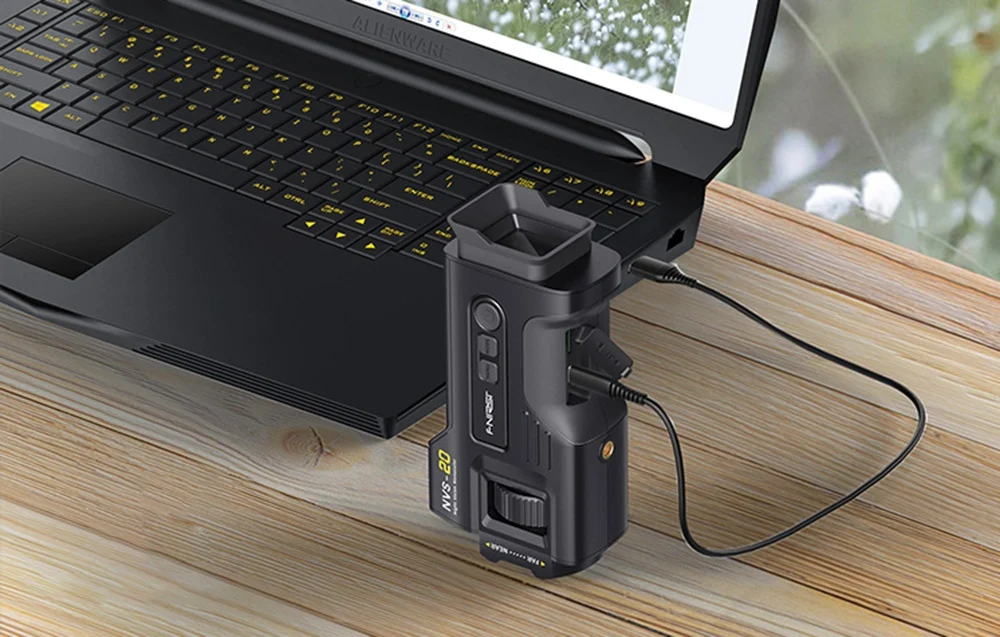 Dispozitiv Digital Vedere Nocturnă FNIRSI NVS-20, Filmare 4K, Foto 36MP, Zoom 6X, Infraroșu 850nm, Conectare USB-C [6]
