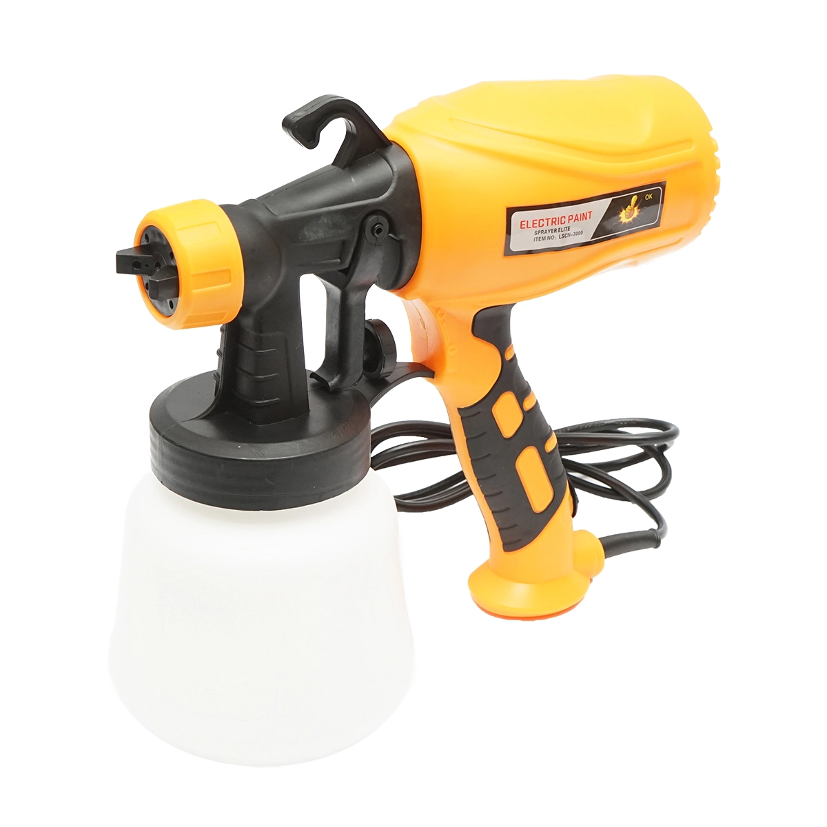 Pistol de vopsit electric Breckner Germany cu putere de 550W, debit de 650 ml/min și rezervor inferior de 900ml [2]