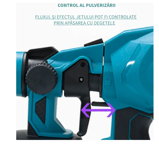 Pistol de vopsit profesional Bibica Edition cu tehnologie 2 ACP pentru zugrăvit și vopsit, vedere frontală [3]