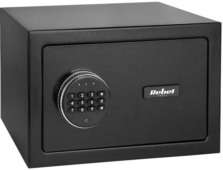 Seif electronic casnic 12 litri Bibica Edition cu 3 bolțuri din oțel și cifru digital PIN [2]