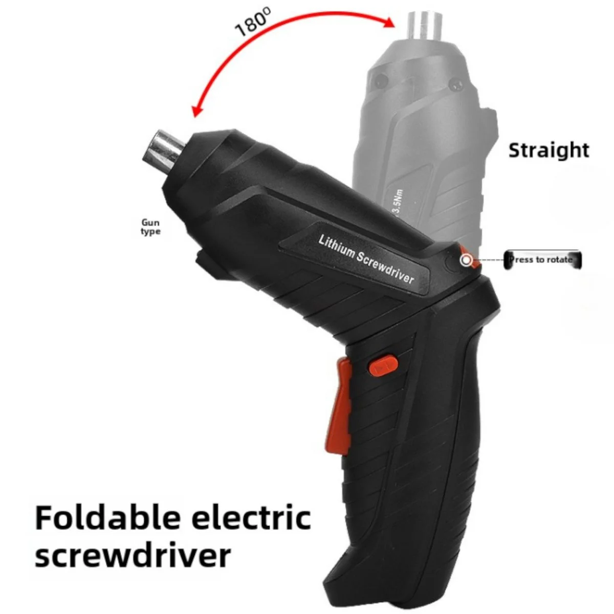 Șurubelniță electrică profesională Bibica Edition cu acumulator Lithium și trusă completă de 45 de piese pentru meșterit [4]
