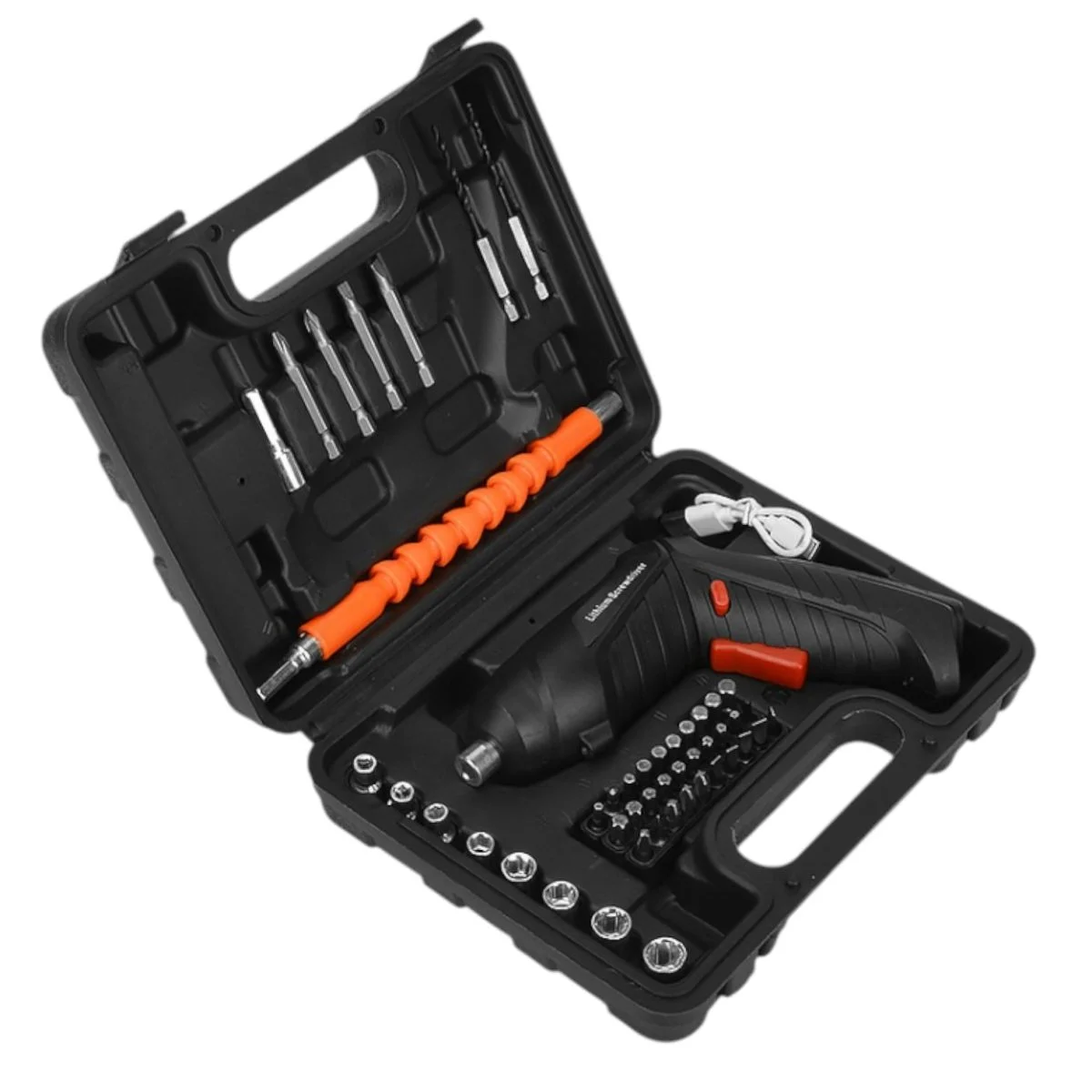 Șurubelniță electrică profesională Bibica Edition cu acumulator Lithium și trusă completă de 45 de piese pentru meșterit [2]