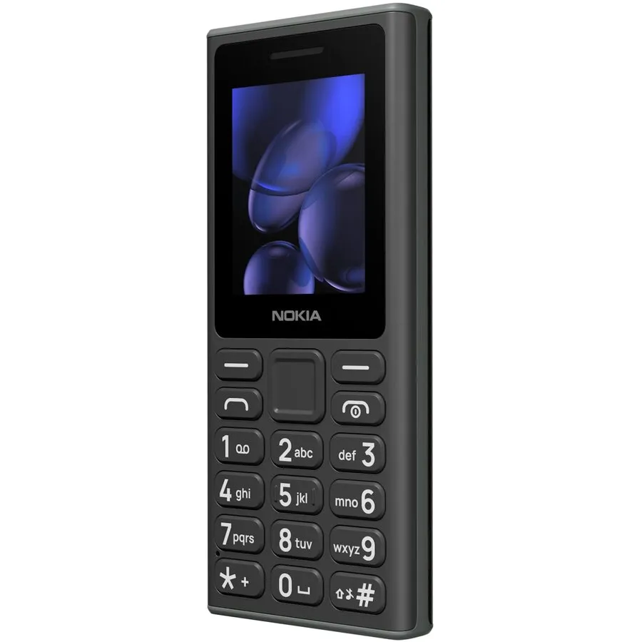 Telefon mobil clasic Nokia 105 de culoare neagră cu taste ecran color de 2.0 inch și funcție Dual SIM [2]