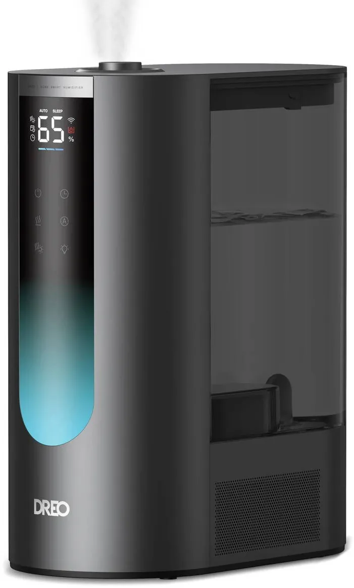 Umidificator de aer hibrid inteligent Dreo 813S Smart, culoare neagră, cu emisie de ceață caldă și rec [2]