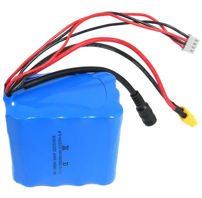 Acumulatori bărci plantat - Acumulator profesional Li-Ion 20000mAh și 11.1V cu mufă XT60 pentru navomodel și barcă de plantat