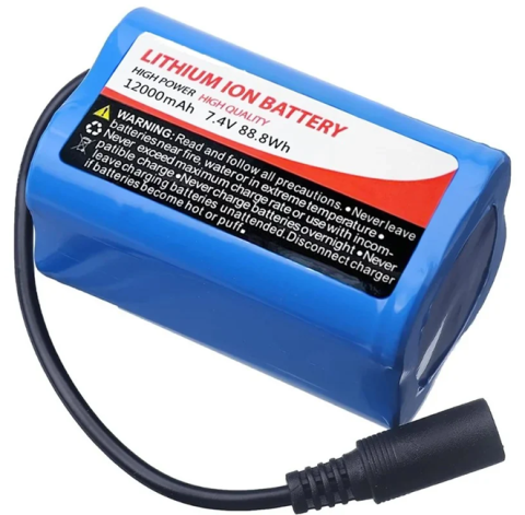 Acumulator universal Li-Ion 12000mAh și 7.4V pentru navomodel și barcă de plantat momeală [2]