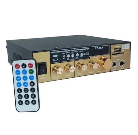 Amplificatoare audio - Amplificator audio și receiver Bluetooth BT-158 Bibica Edition cu alimentare 220V și 12V