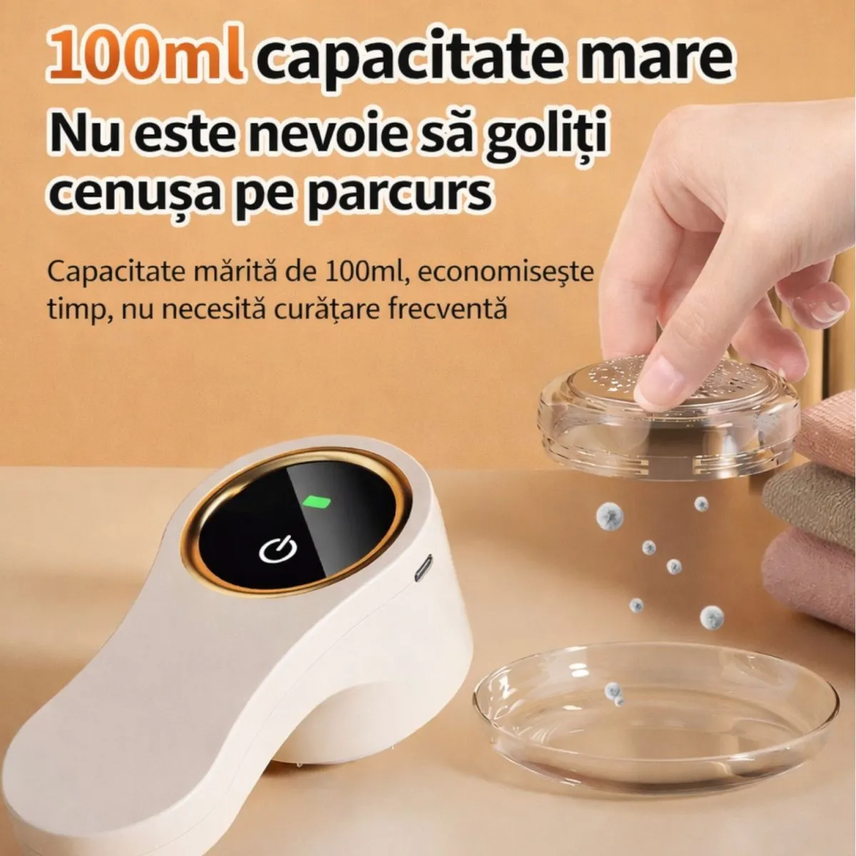 Aparat de curățat scame Bibica Edition cu afișaj digital LED și lame din oțel inoxidabil [2]
