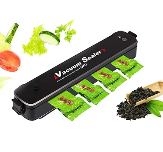 Aparat de vidat și sigilat alimente Vacuum Sealer SD-66, Negru [1]