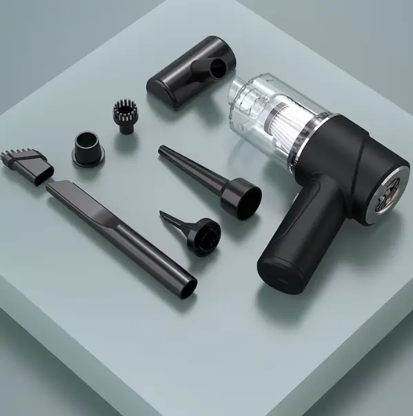 Mini-Aspirator Portabil 2 în 1 pentru Casă și Mașină, Fără Fir, cu Funcție de Aspirare și Suflare Aer [4]