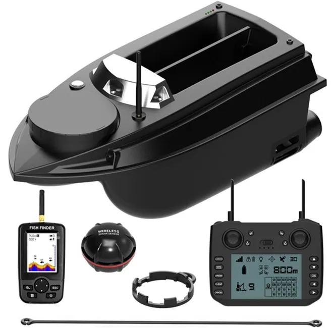 Bărci de plantat - Barcă de plantat și nădit V030 Bibica Edition cu GPS inteligent, sonar wireless color și două cuve independente pentru momeală pescuit