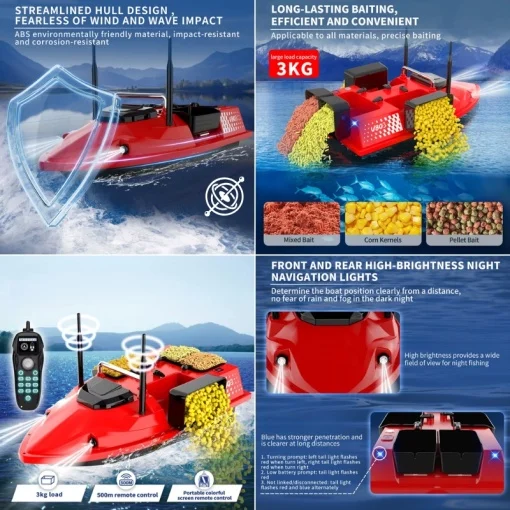 Barcă de Plantat și Nădit V803 Bibica Edition – Model Profesional cu 4 Cuve [1]
