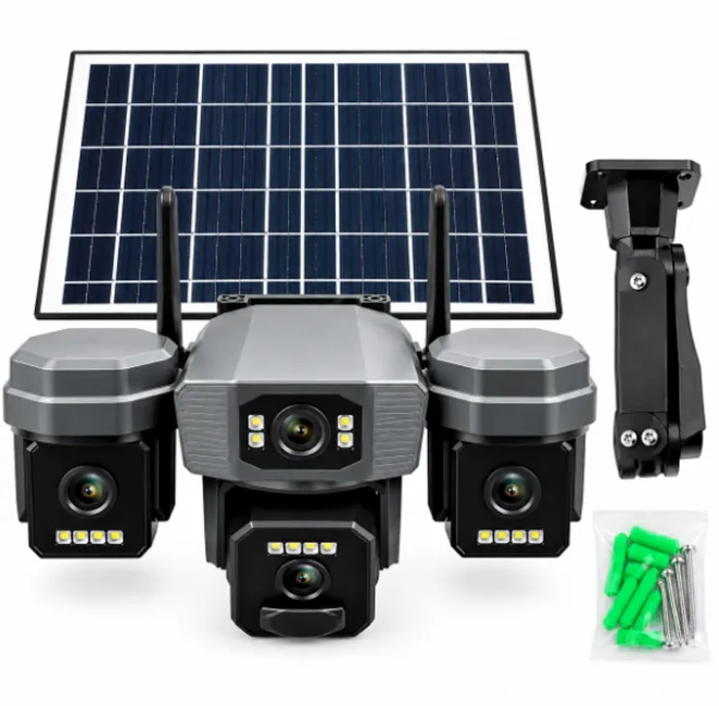 Camere video 4G - Cameră de supraveghere 4G cu panou solar Bibica Edition 360 grade