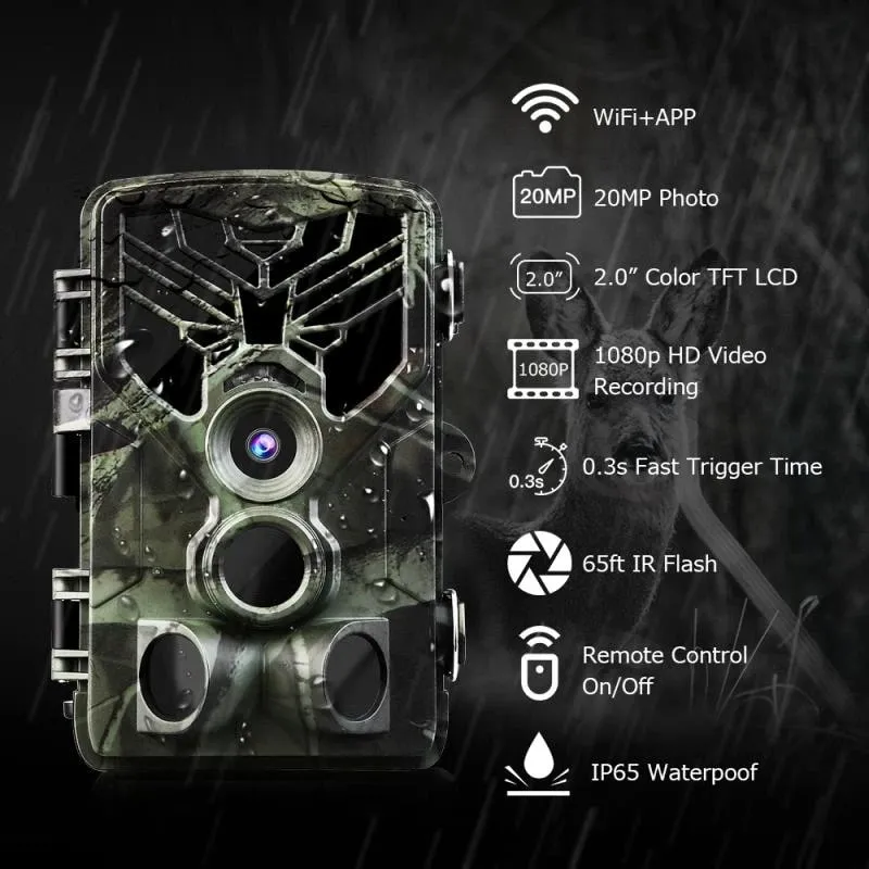 Cameră de Vânătoare WiFi și Bluetooth TSS-830W, 20MP, Full HD [2]