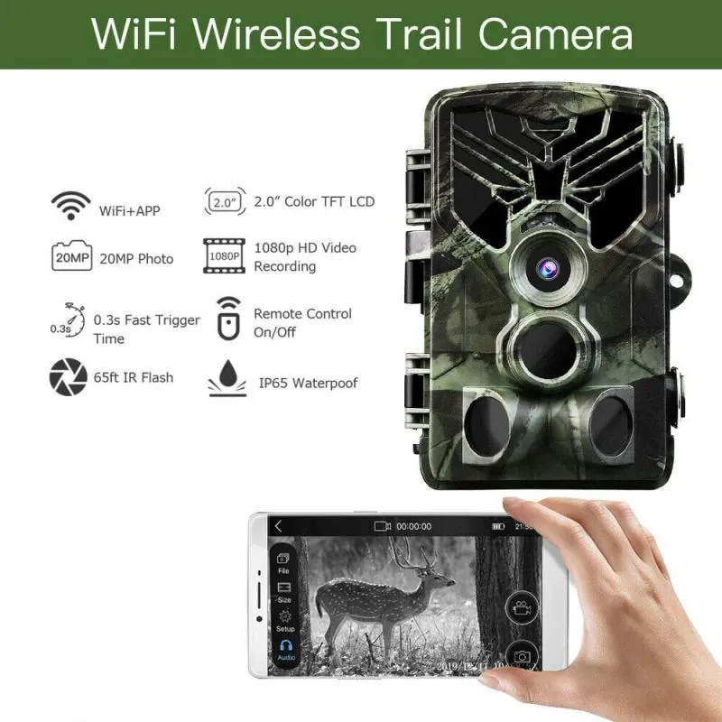 Cameră de Vânătoare WiFi și Bluetooth TSS-830W, 20MP, Full HD [1]