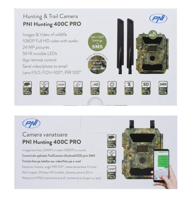 Cameră de vânătoare 4G PNI Hunting 400C PRO din gama Bibica Edition [6]